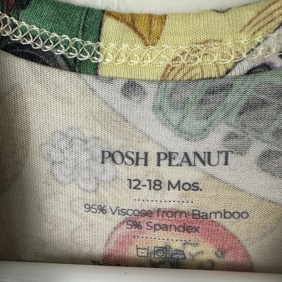 Posh Peanut Rosa Parks Bus Twirl Bodysuit Dress 12-18 Months Bamboo - Picture 2 of 4